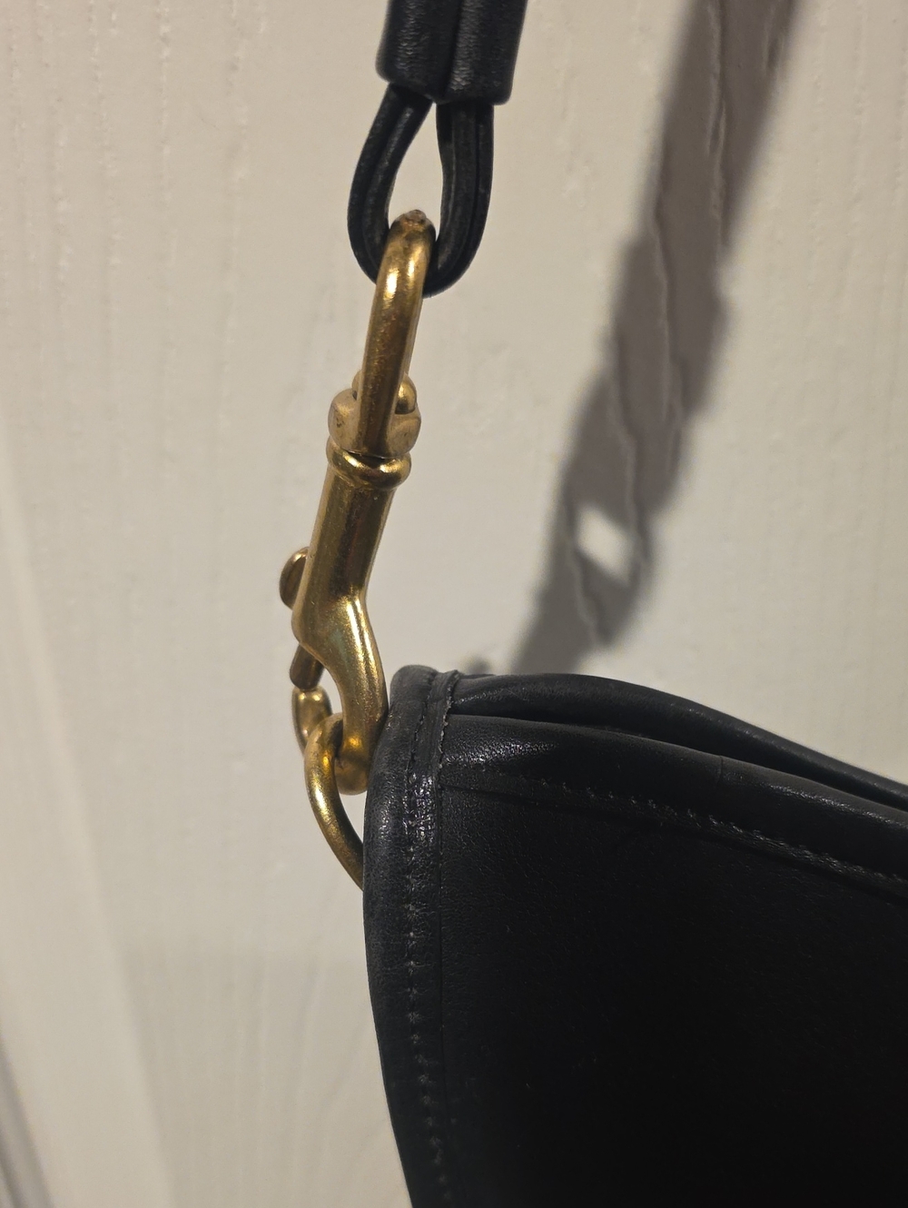 Coach vintage Swinger bag, classic half-moon shape and Double Strap - Picture 8 of 10